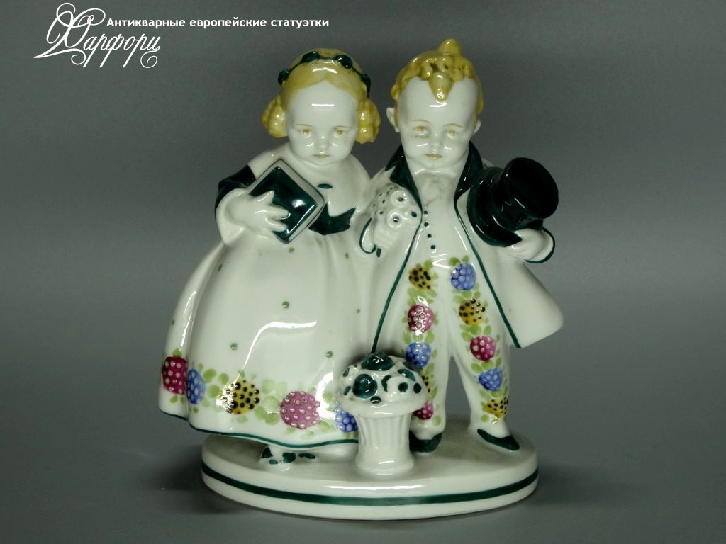 Фарфор, статуэтка, антиквариат, Германия, Katzhtte
